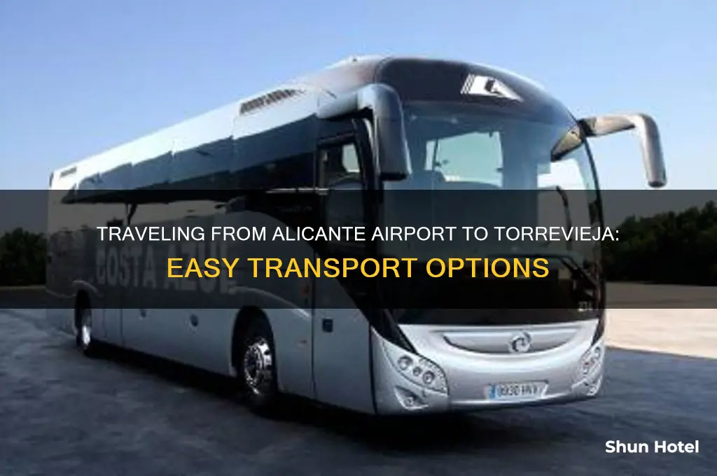 how to get from alicante airport to torrevieja