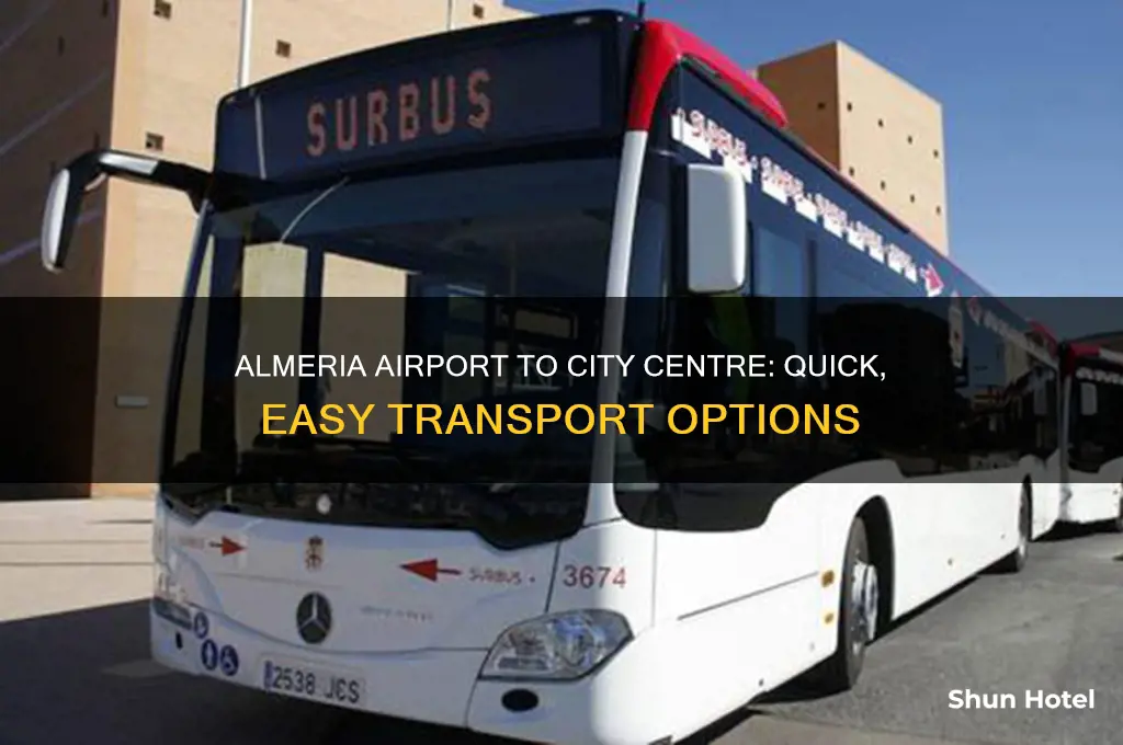 how to get from almeria airport to city centre