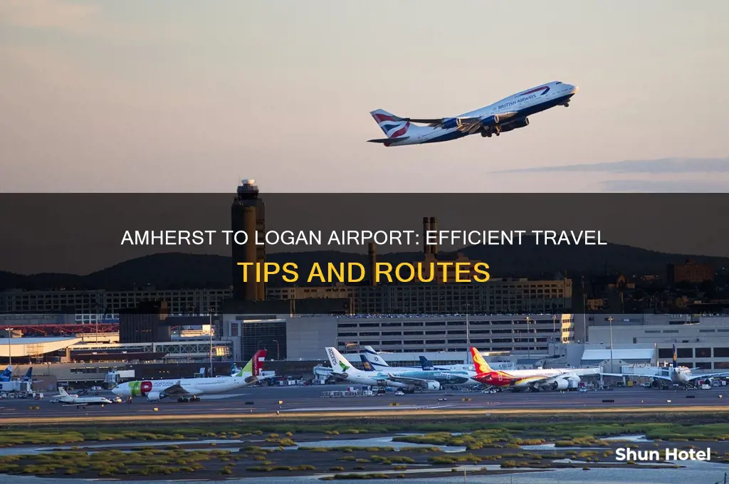 how to get from amherst to logan airport