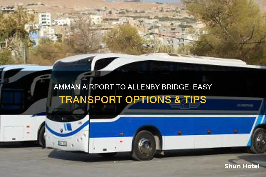 how to get from amman airport to allenby bridge