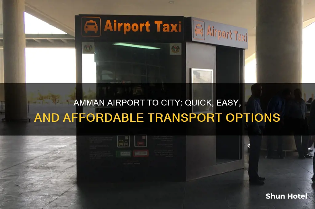 how to get from amman airport to city