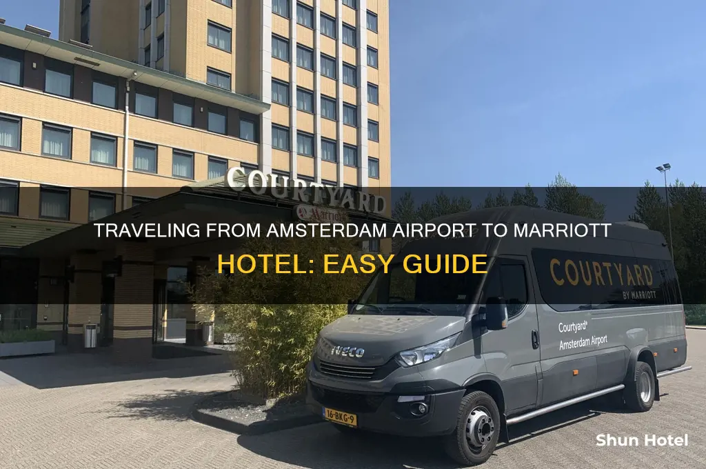 how to get from amsterdam airport to amsterdam marriott hotel