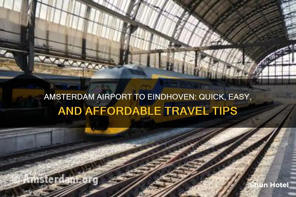 how to get from amsterdam airport to eindhoven