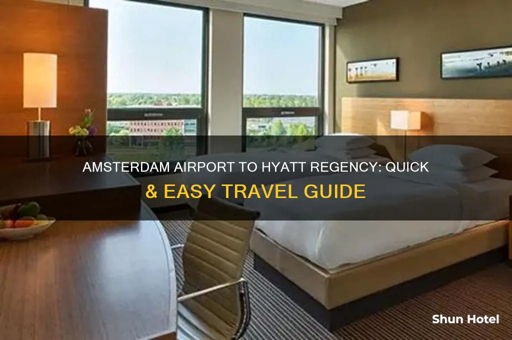 how to get from amsterdam airport to hyatt regency
