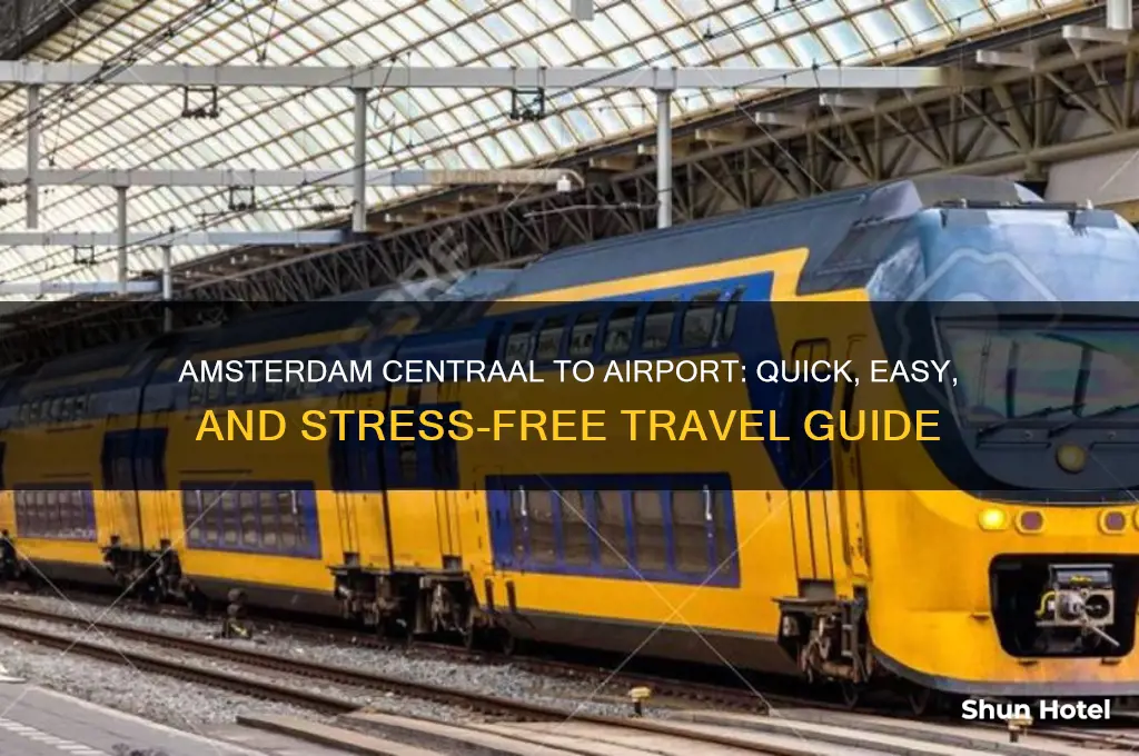 how to get from amsterdam centraal to airport
