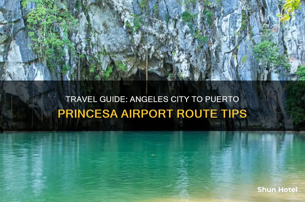 how to get from angeles city to puerto princesa airport