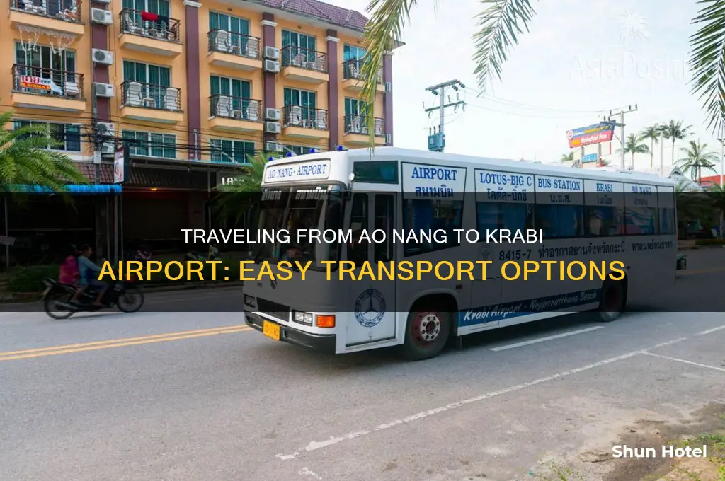how to get from ao nang to krabi airport