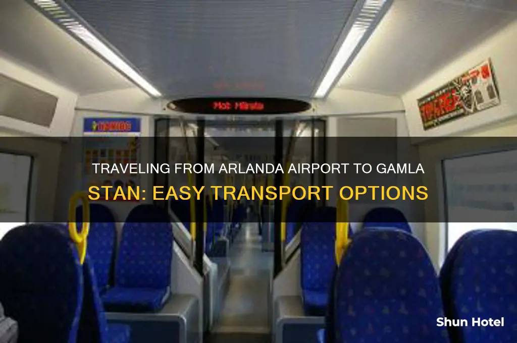 how to get from arlanda airport to gamla stan