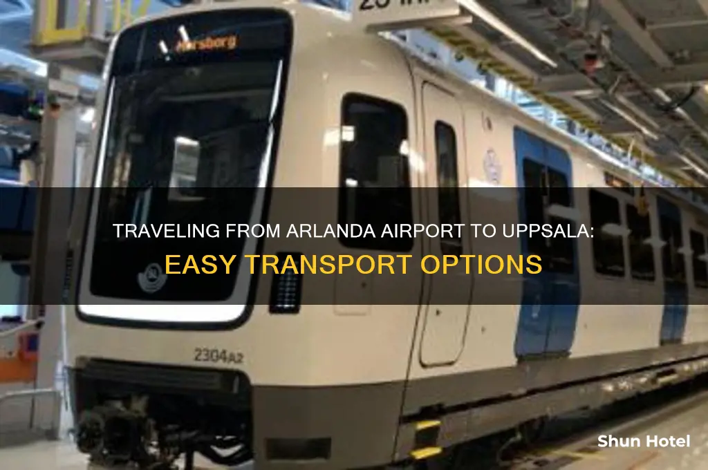 how to get from arlanda airport to uppsala