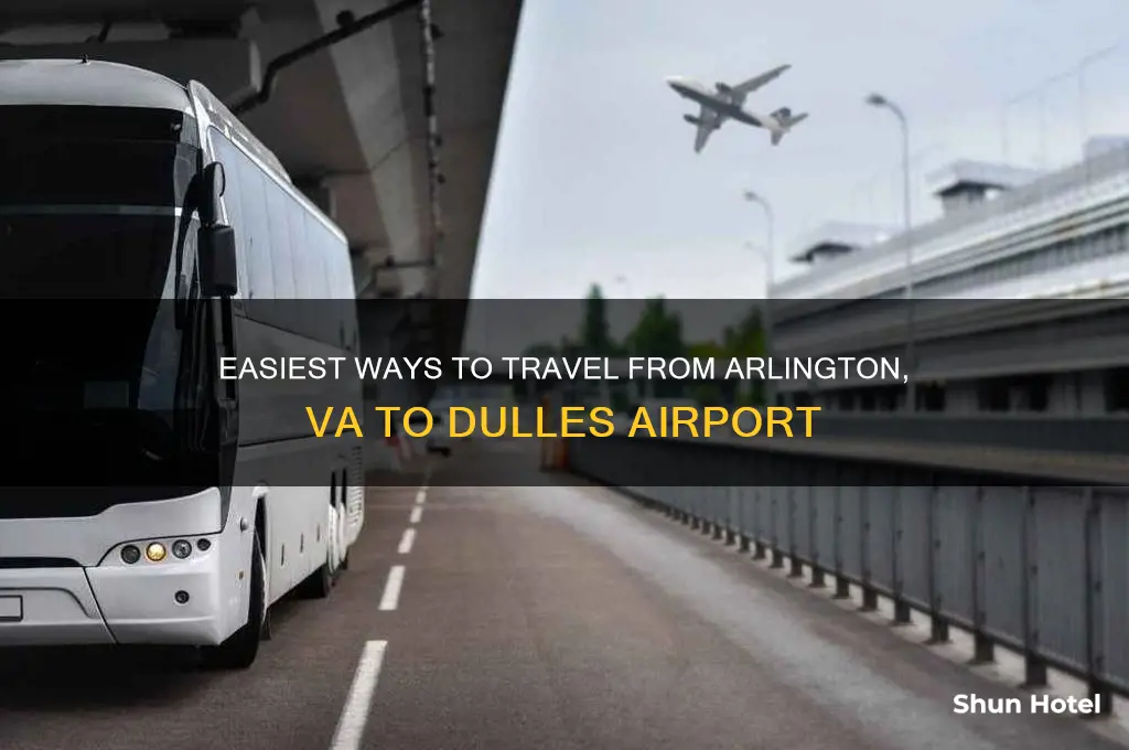 how to get from arlington va to dulles airport