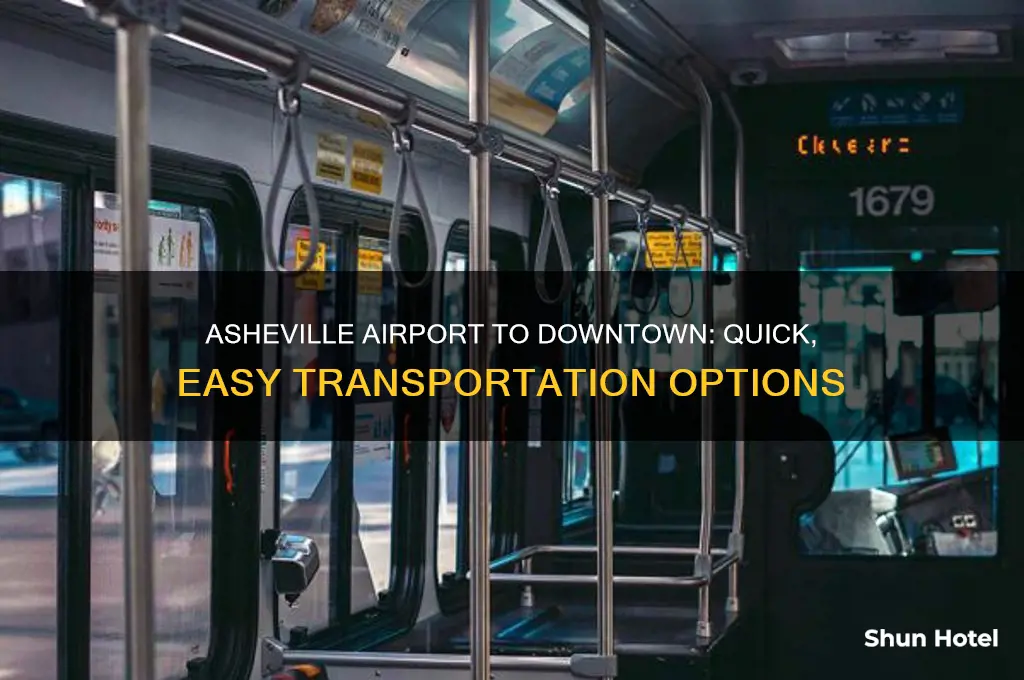 how to get from asheville airport to downtown asheville