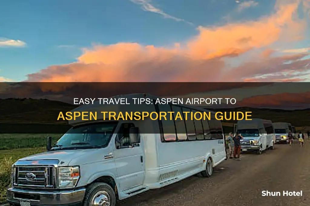 how to get from aspen airport to aspen