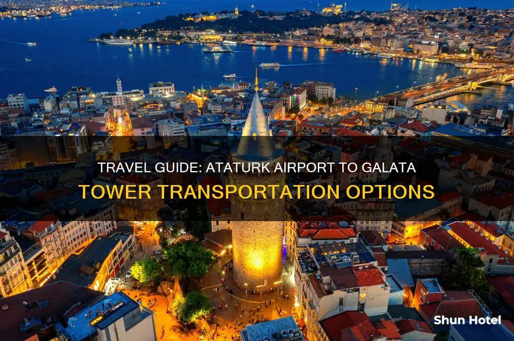 how to get from ataturk airport to galata tower