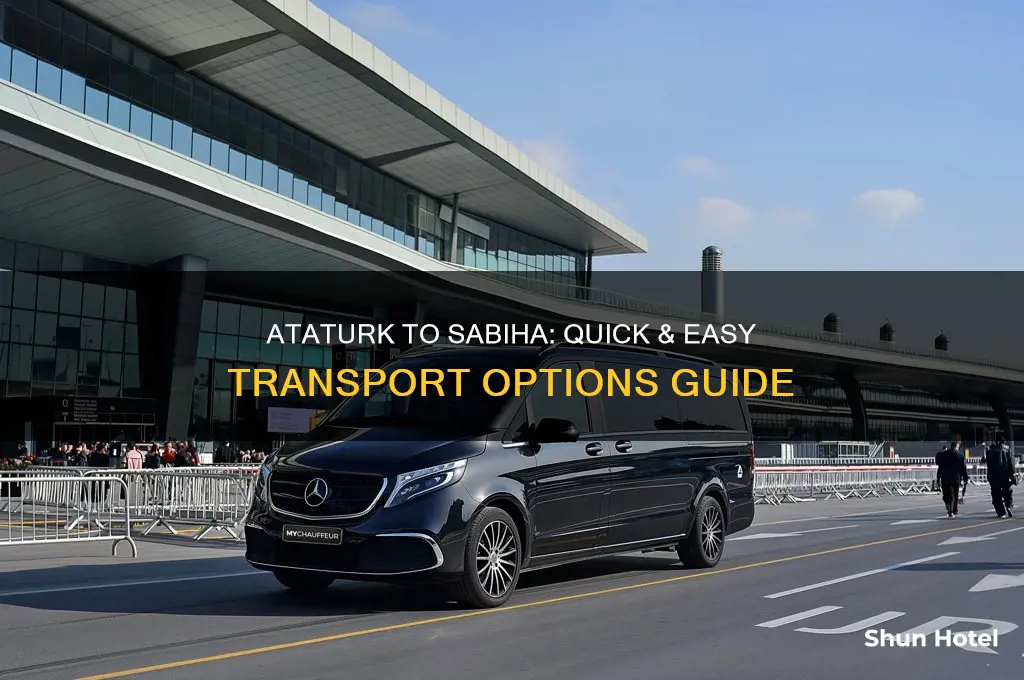 how to get from ataturk airport to sabiha