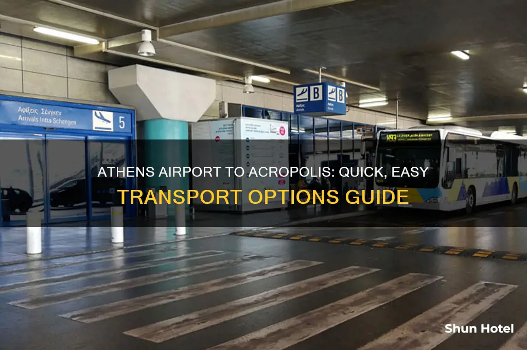 how to get from athens airport to acropolis