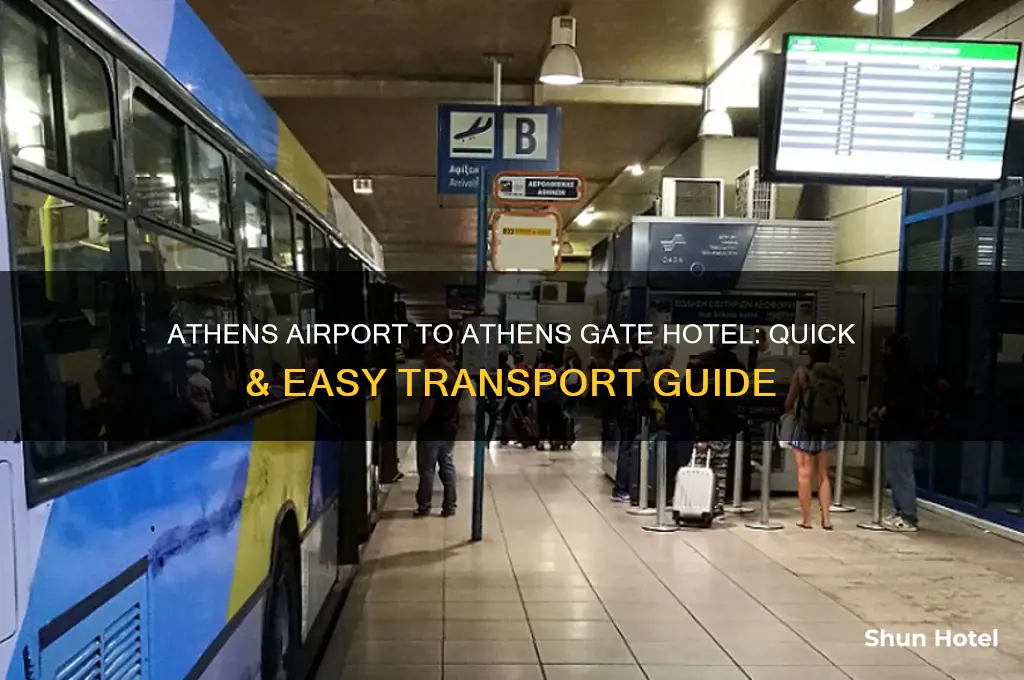 how to get from athens airport to athens gate hotel
