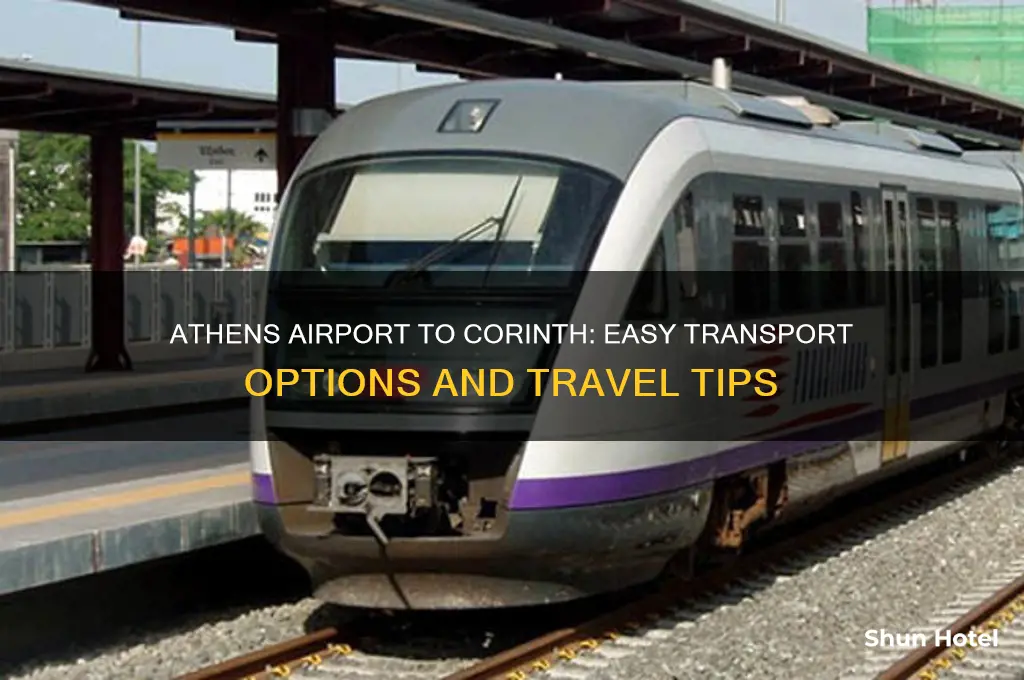 how to get from athens airport to corinth