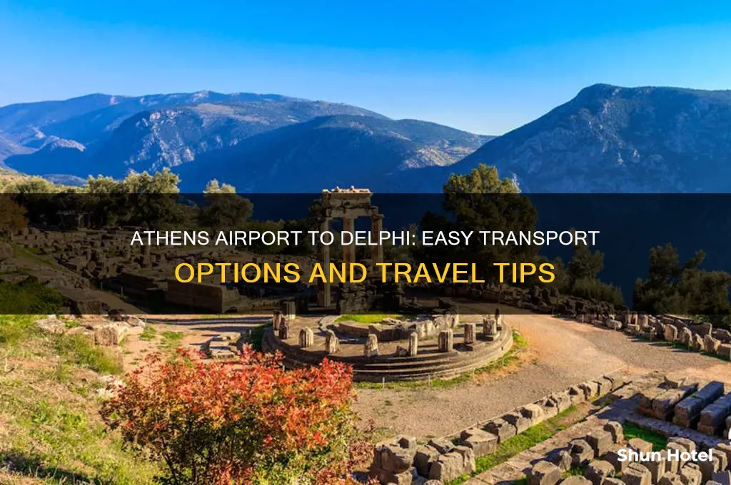 how to get from athens airport to delphi
