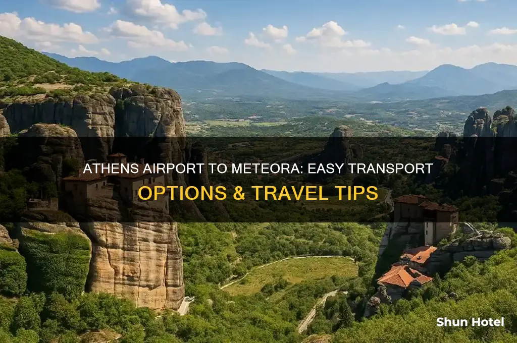 how to get from athens airport to meteora