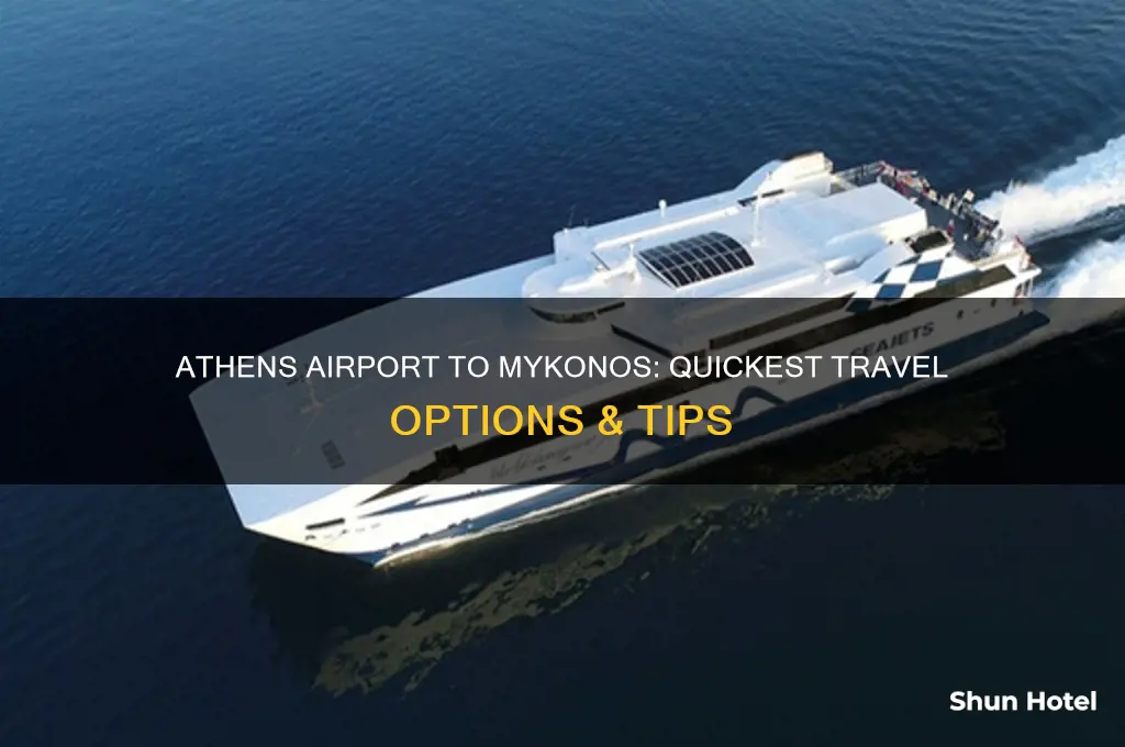 how to get from athens airport to mykonos