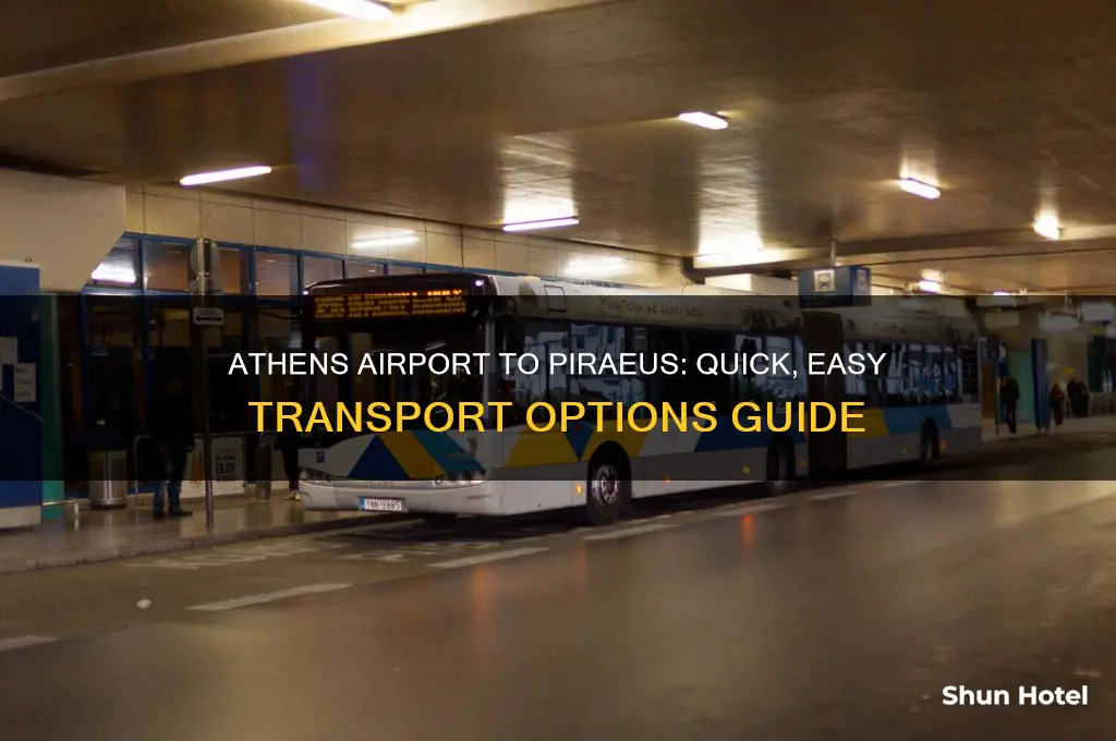 how to get from athens airport to piraeus