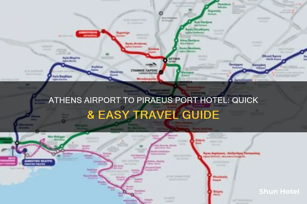how to get from athens airport to pireaus port hotel