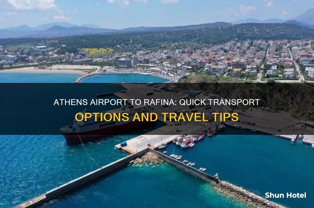 how to get from athens airport to rafina