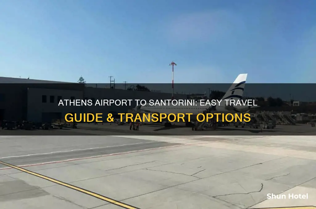 how to get from athens airport to santorini