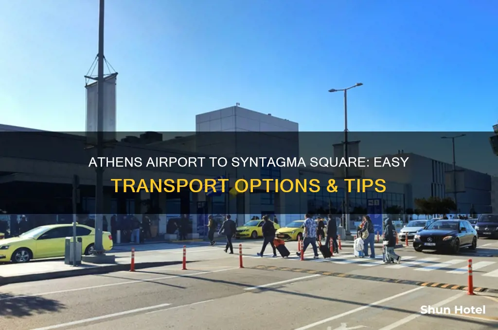 how to get from athens airport to syntagma square