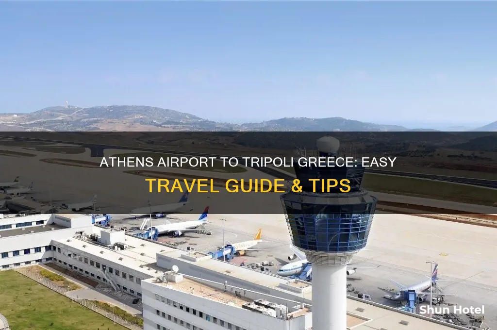 how to get from athens airport to tripoli greece