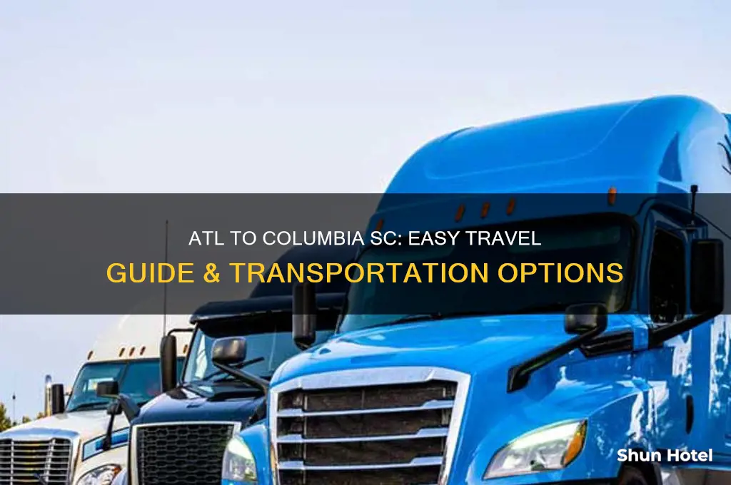how to get from atl airport to columbia sc