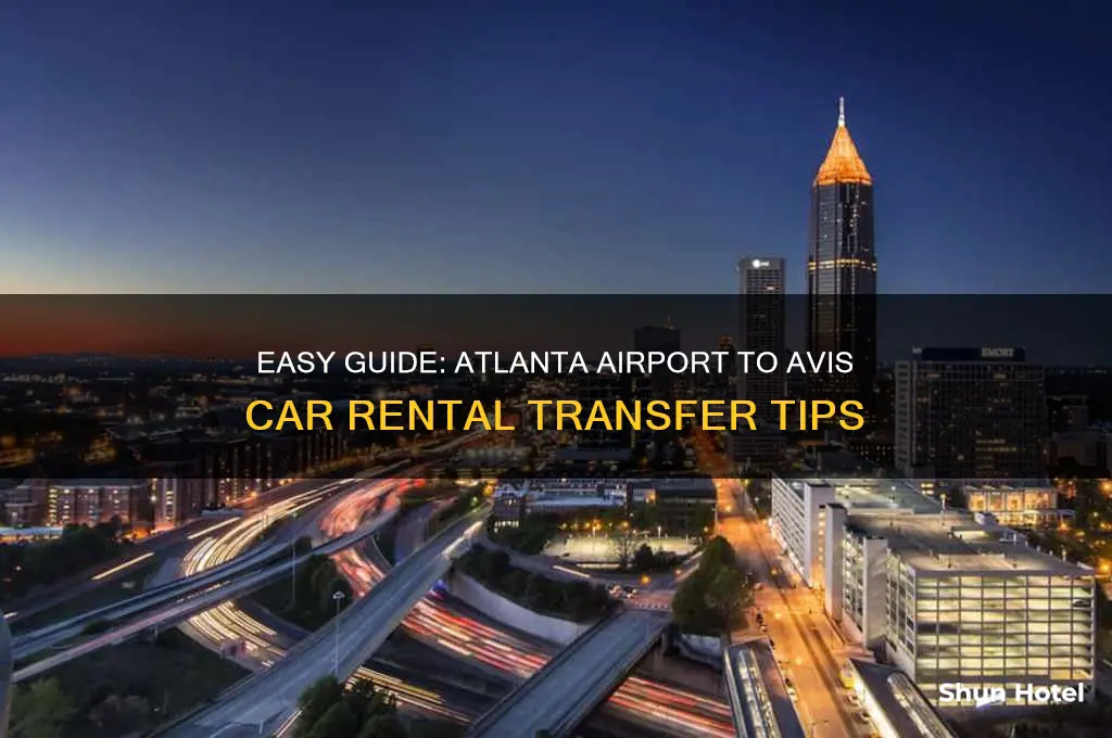 how to get from atlanta airport to avis
