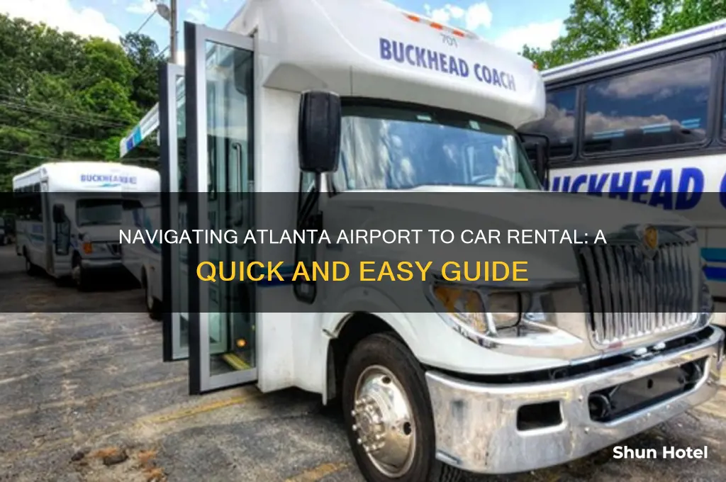 how to get from atlanta airport to car rental