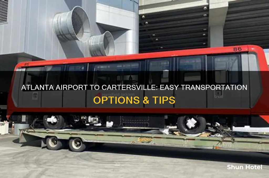 how to get from atlanta airport to cartersville ga