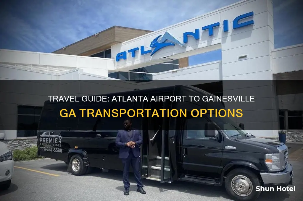 how to get from atlanta airport to gainesville ga