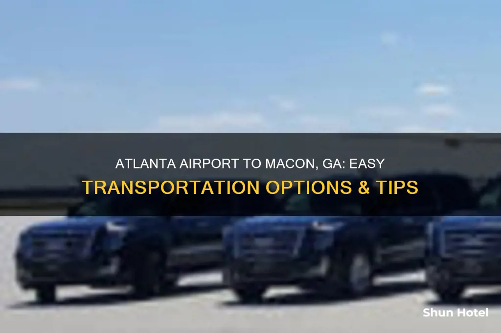 how to get from atlanta airport to macon ga