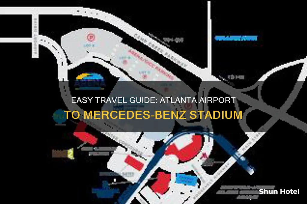 how to get from atlanta airport to mercedes benz stadium