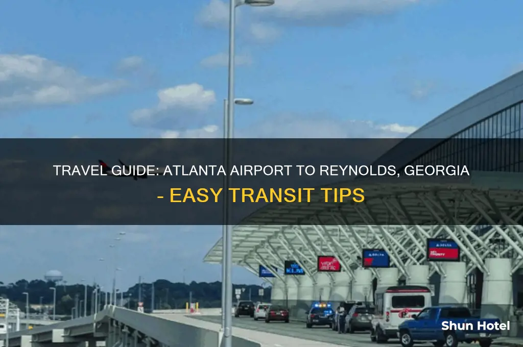 how to get from atlanta airport to reynolds georgia