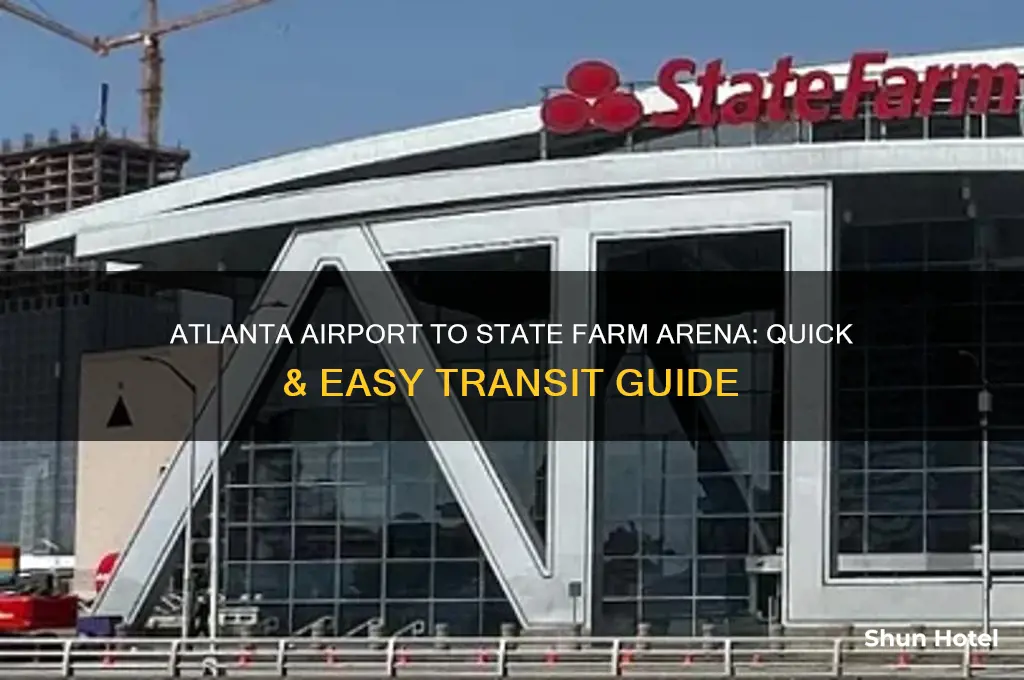 how to get from atlanta airport to state farm arena