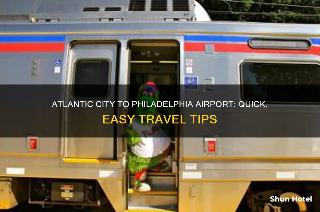 how to get from atlantic city to philadelphia airport