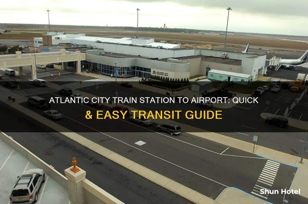 how to get from atlantic city train station to airport