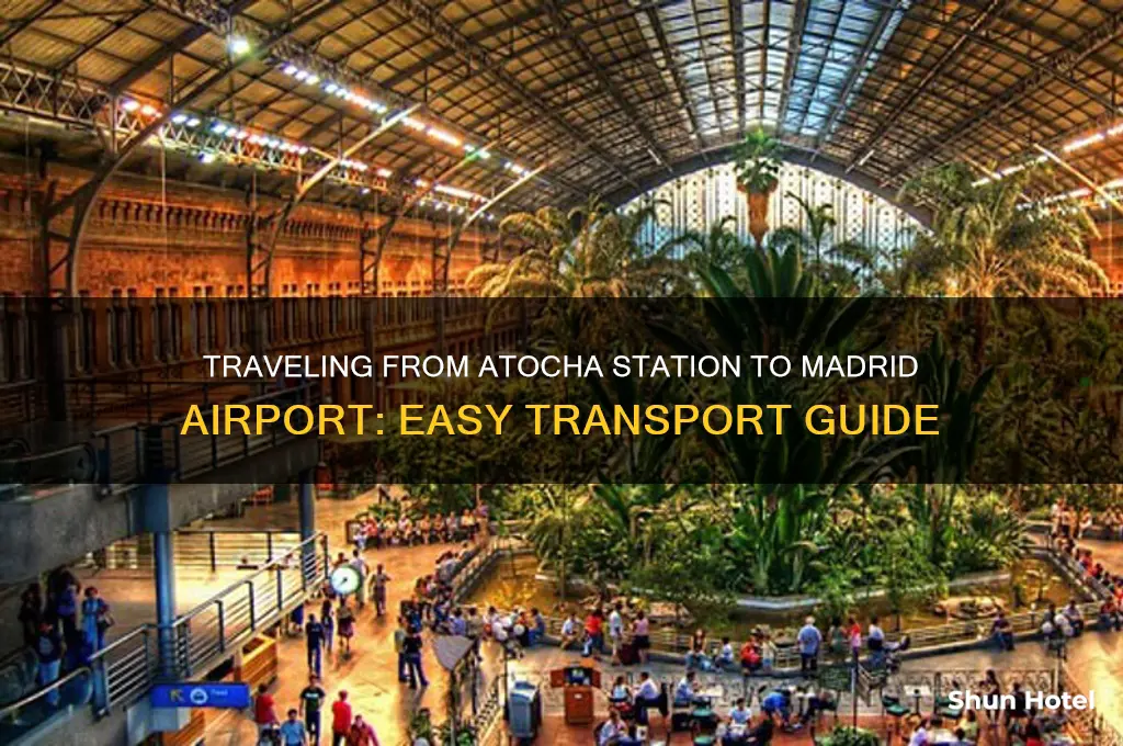 how to get from atocha station to madrid airport