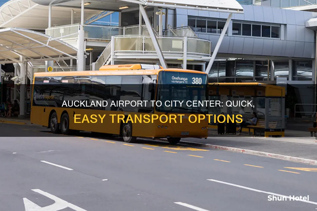 how to get from auckland airport to city center