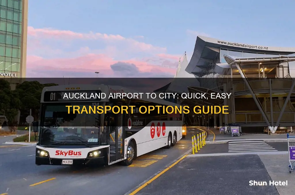how to get from aukland airport into city