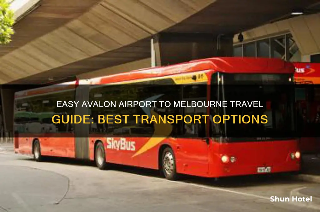 how to get from avalon airport to melbourne