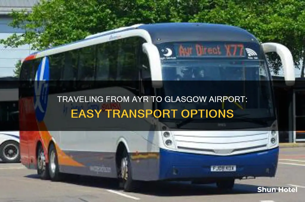 how to get from ayr to glasgow airport