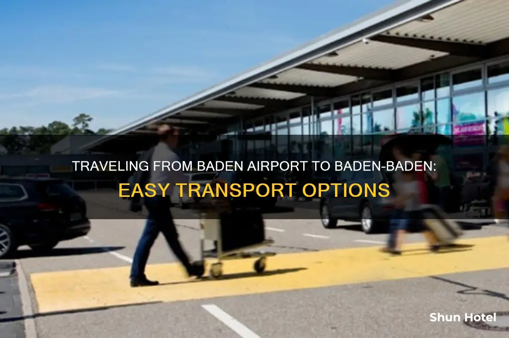 how to get from baden airport to baden baden