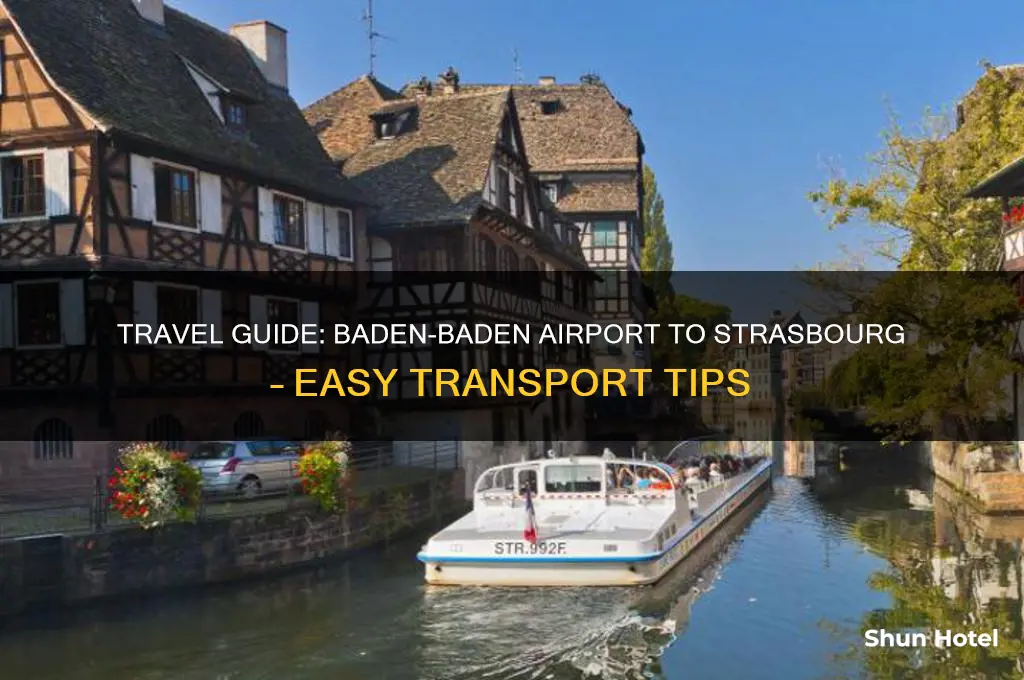 how to get from baden baden airport to strasbourg