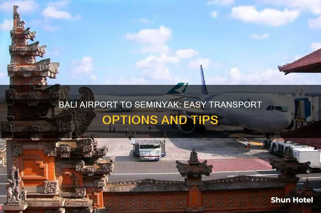 how to get from bali airport to seminyak