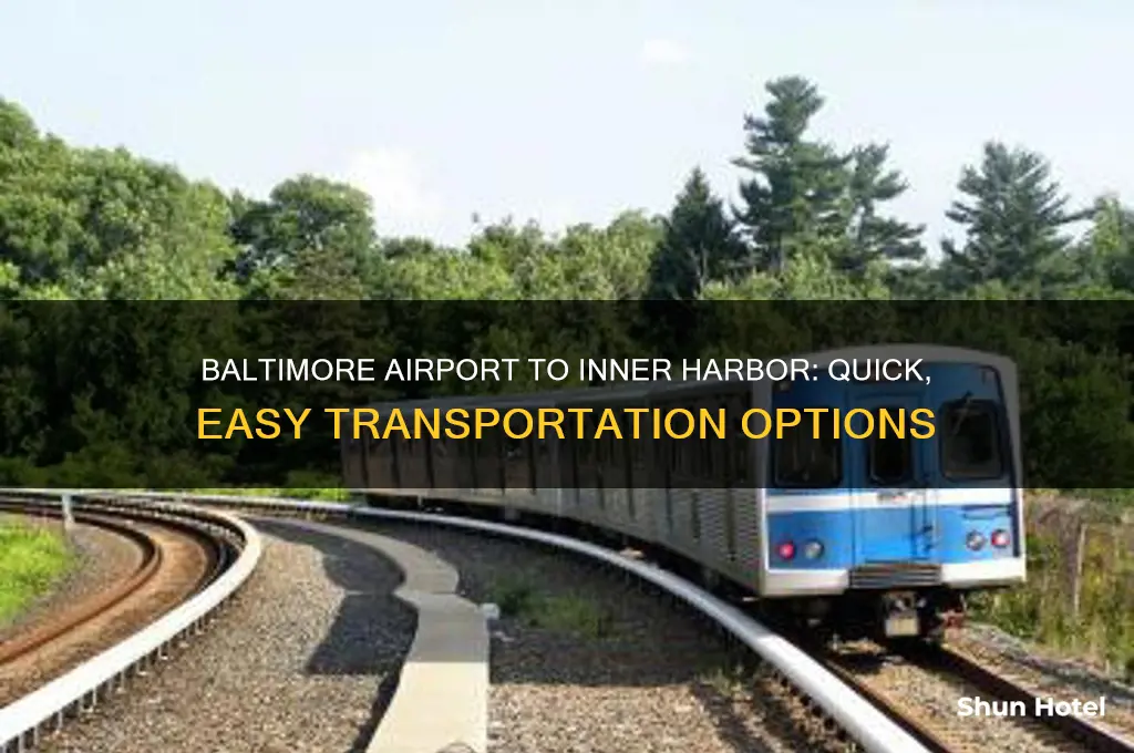 how to get from baltimore airport to inner harbor